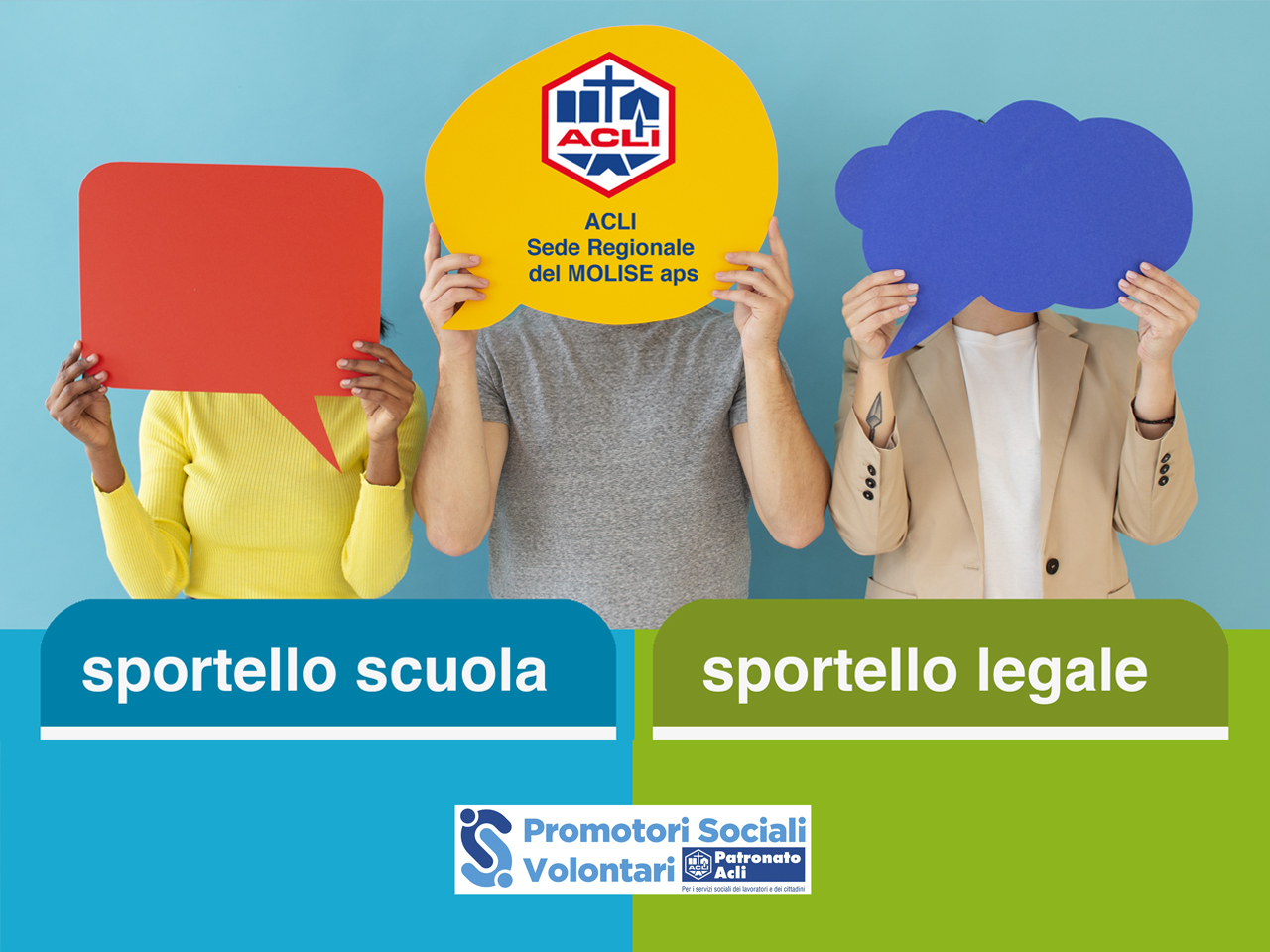 Sportello scuola e sportello legale attivi